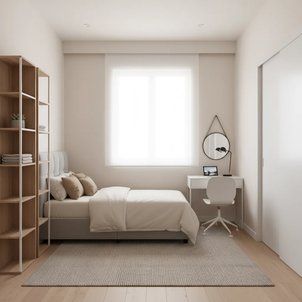 How to Fix a Cramped 8×6 Bedroom Layout