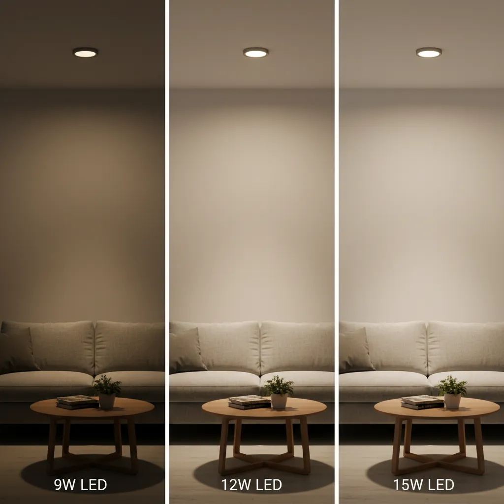 9W vs 12W vs 15W LED Bulbs: Which Brightness Is Right for Your Room: A practical comparison of LED wattages, lumens, and room size so you can choose the right bulb without overlighting or wasting energy.