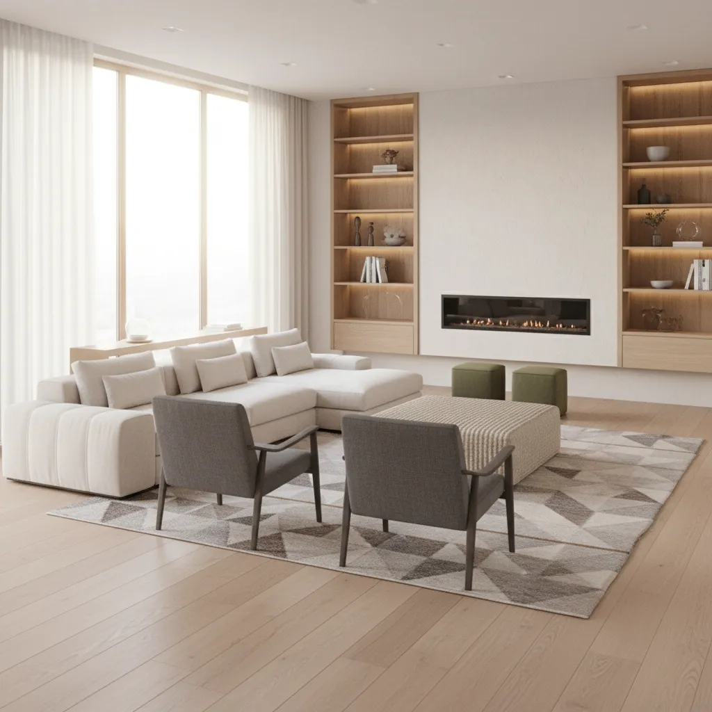 How to Maximize Seating in a 9 x 18 Living Room