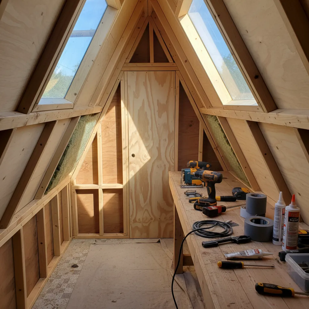 Tools and Materials for an A‑Frame Camper Remodel