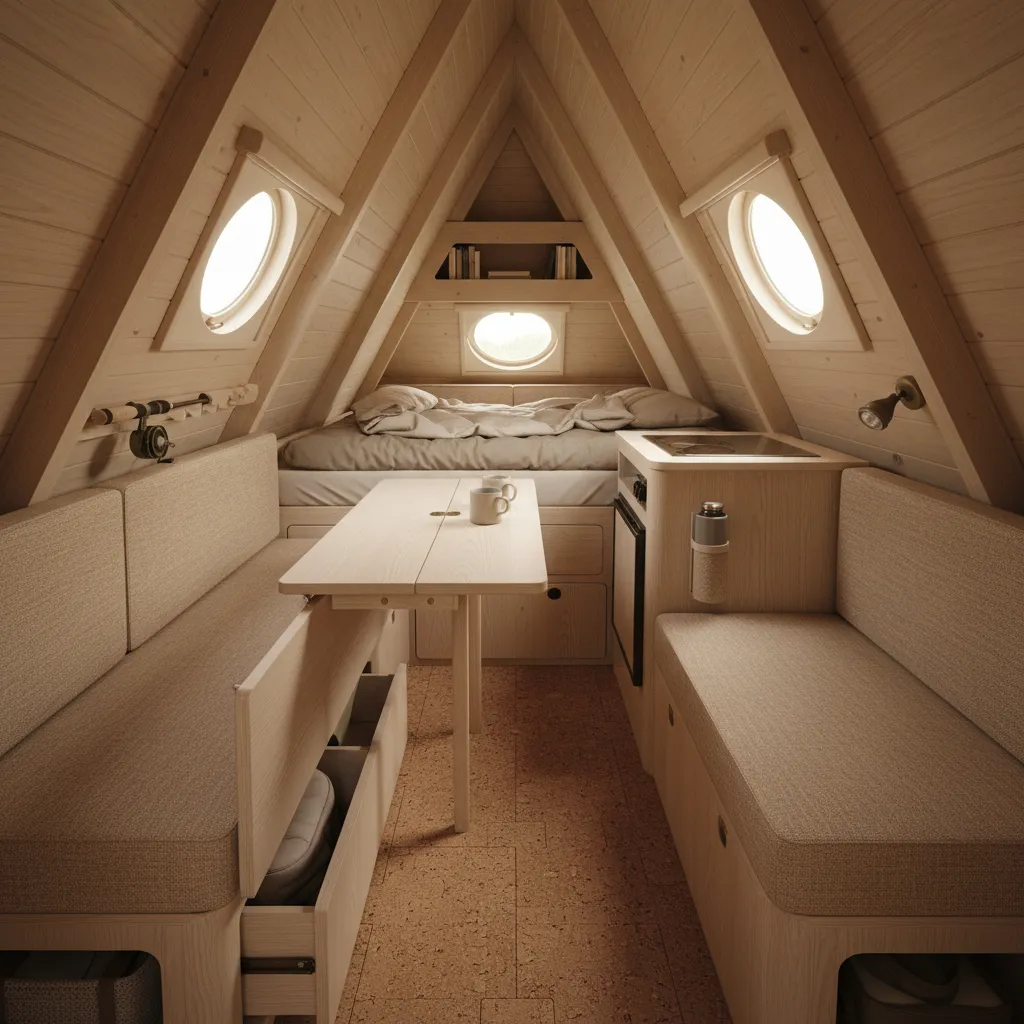 5 Smart A-Frame Camper Storage Ideas