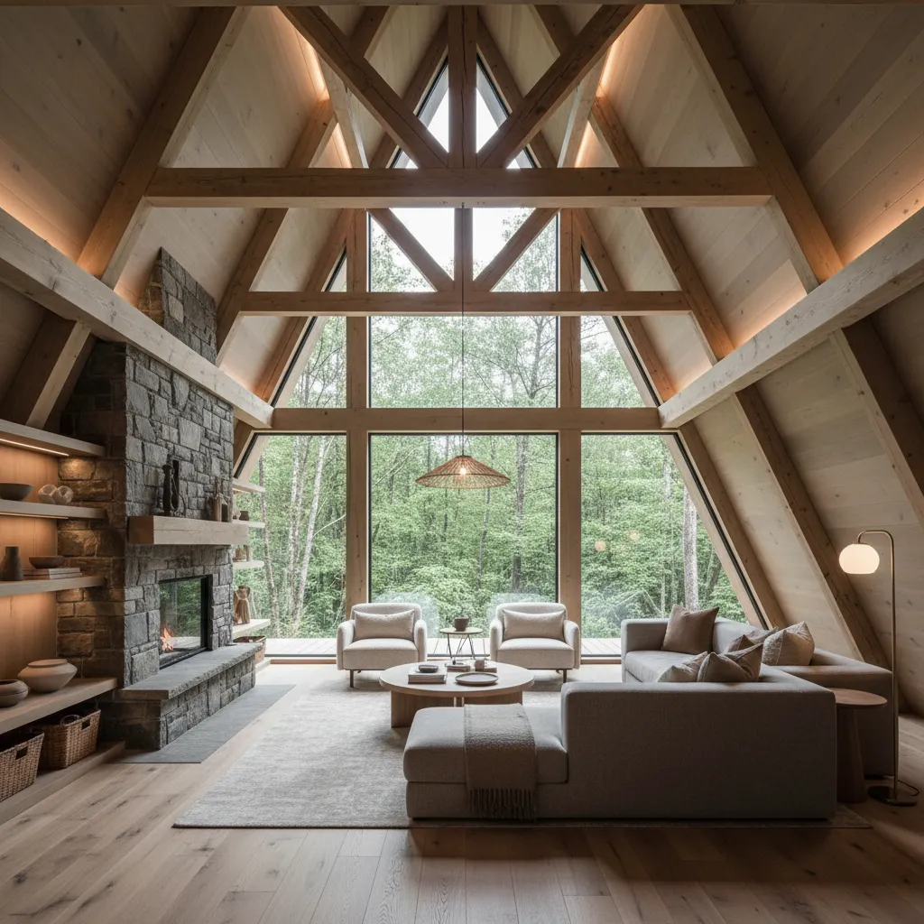 A-Frame Interior Design for Vacation Rentals and Cabin Businesses