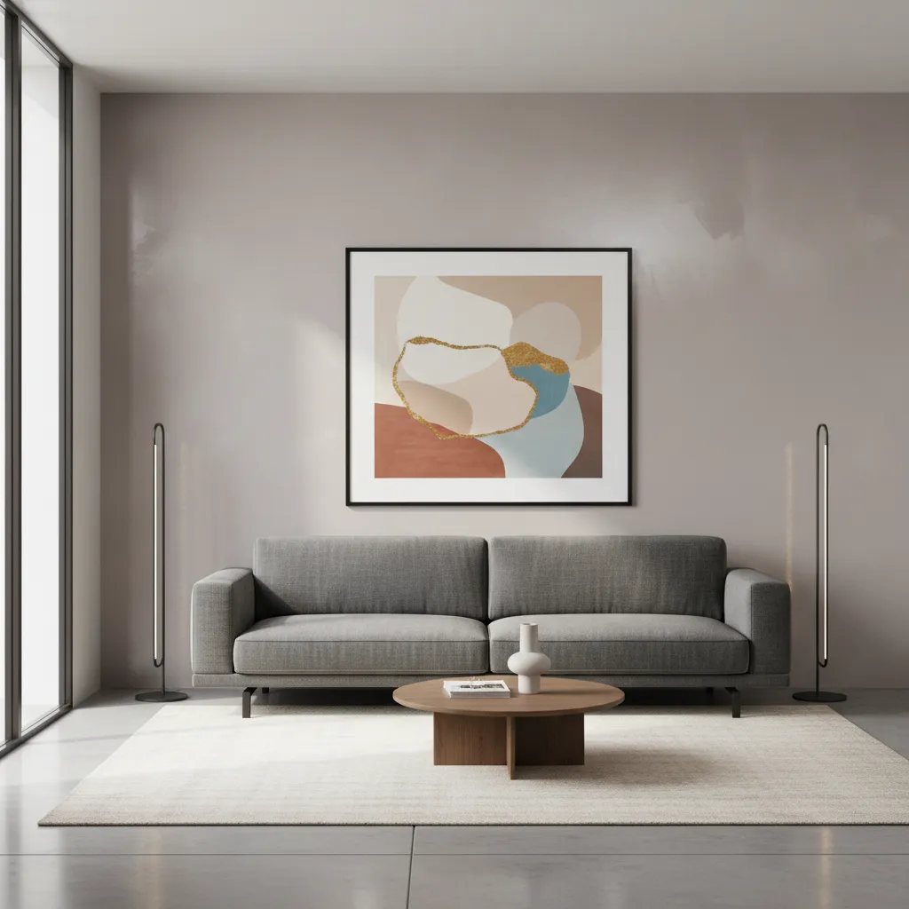 accent wall using different paint sheen in living dining room