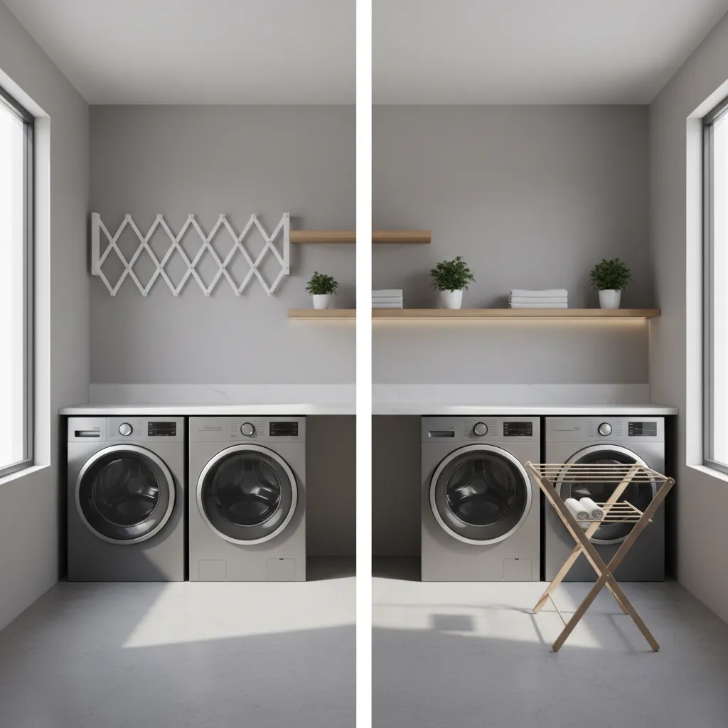 Accordion Shelf vs Folding Drying Rack Which Works Best for Laundry Rooms