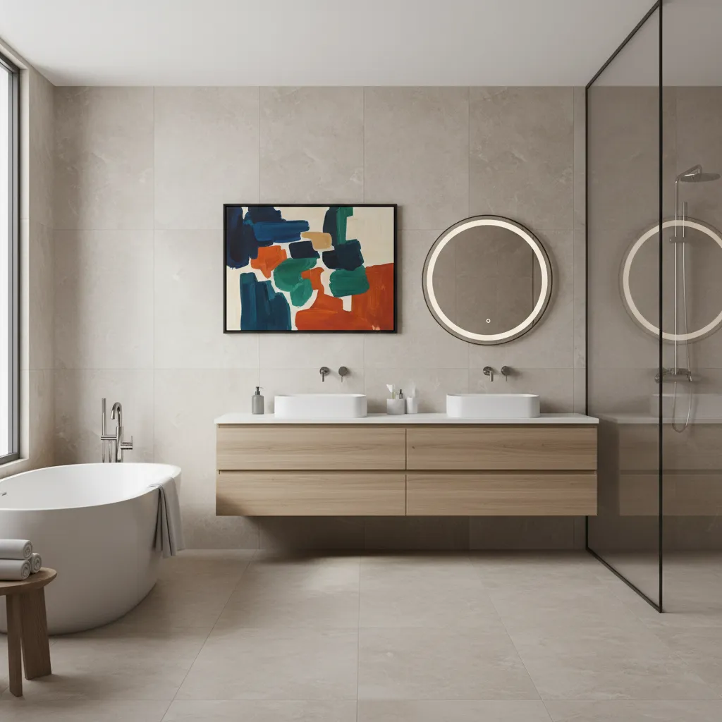How to Optimize Acrylic Paintings for Long Lasting Bathroom Decor