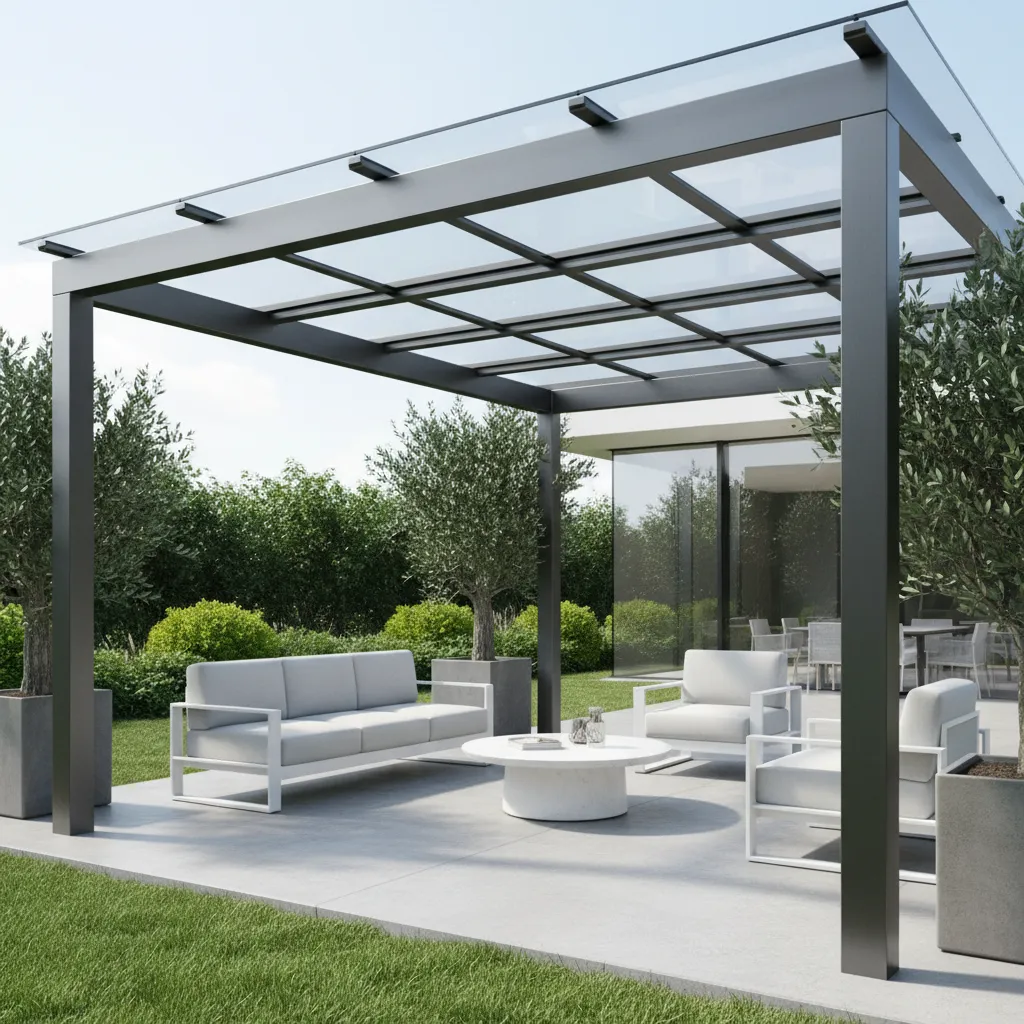 clear acrylic patio roof panels with glass like transparency