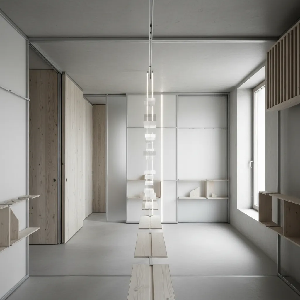 650 sq ft Flat Floor Plan, Composed for Future Living