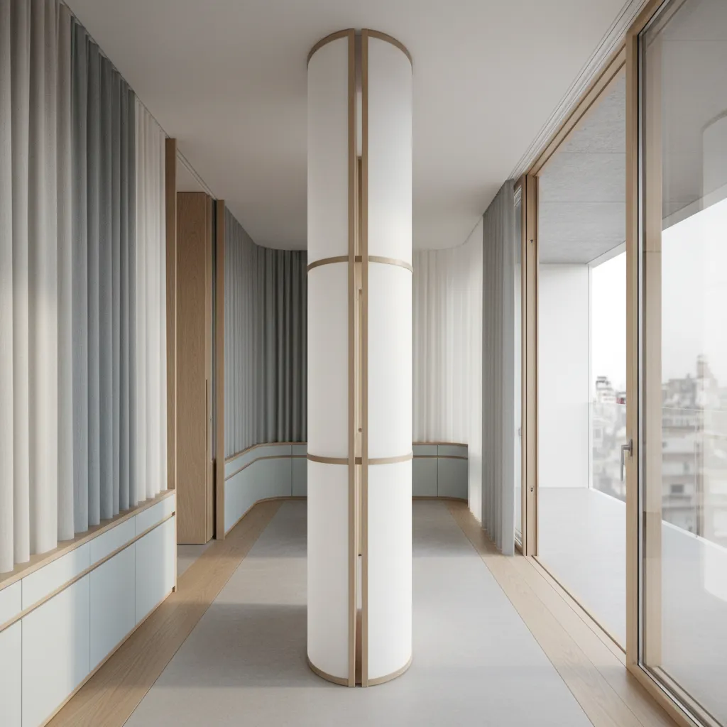 Modern Condo Floor Plan, Rendered as a Near-Future Interface: How I code everyday life into a precise, resilient apartment topology