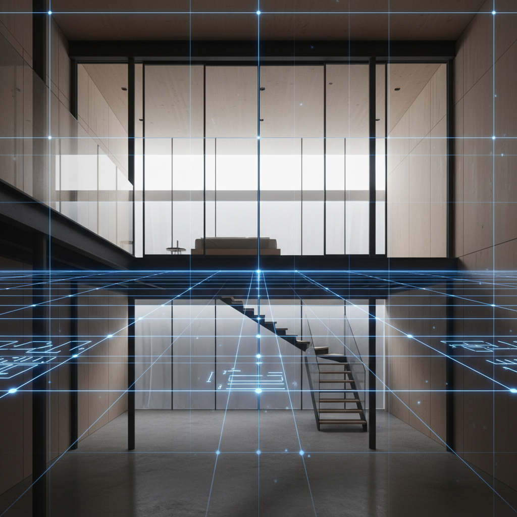 Gallery Detail: 1 Bedroom Loft Apartment Floor Plan Fix Privacy In Open