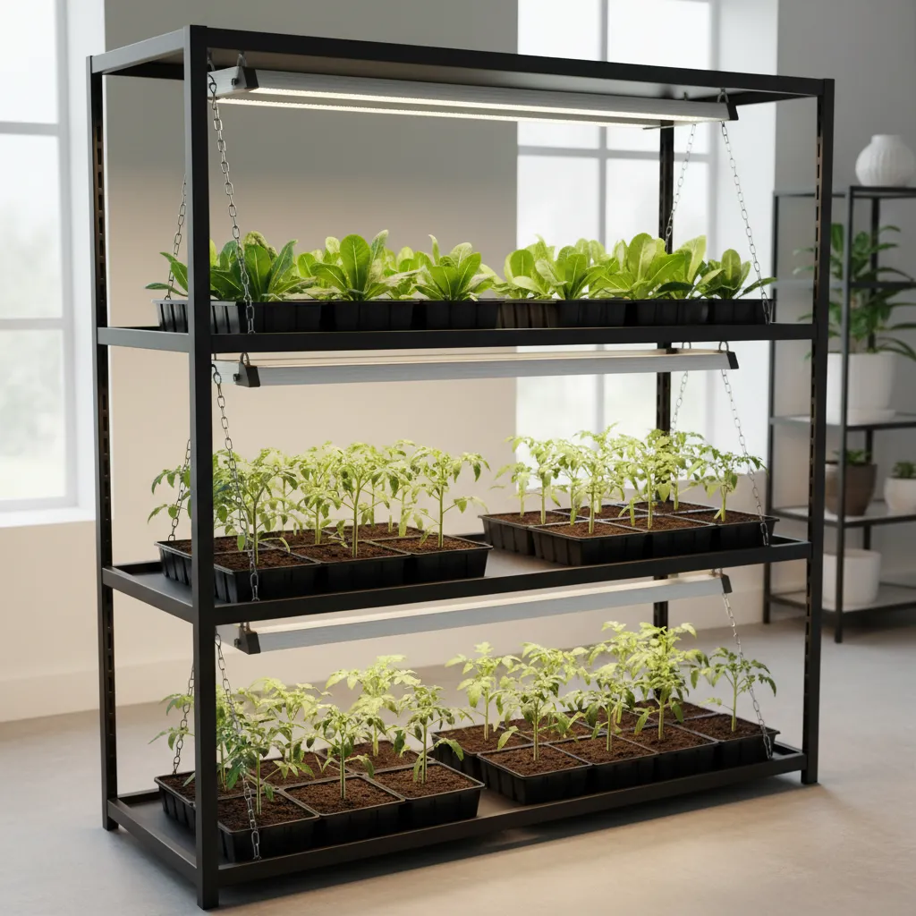 How to Adjust Grow Light Height as Seedlings Grow