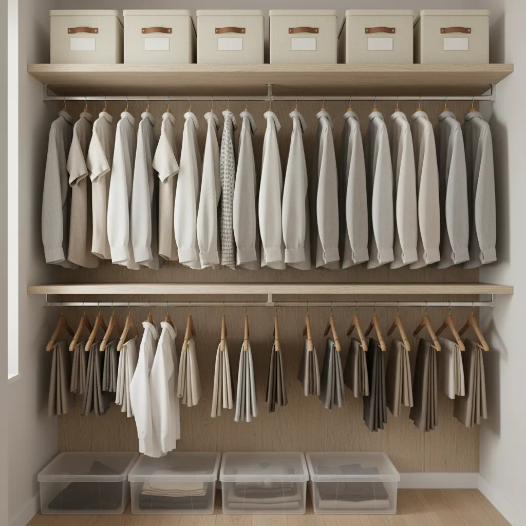 Advanced Vertical Storage Techniques for Tiny Closets