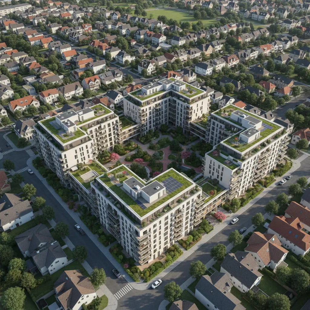 Neighborhood Overview Rendering Project Hard to Visualize? Aerial 3D Rendering Shows the Ful