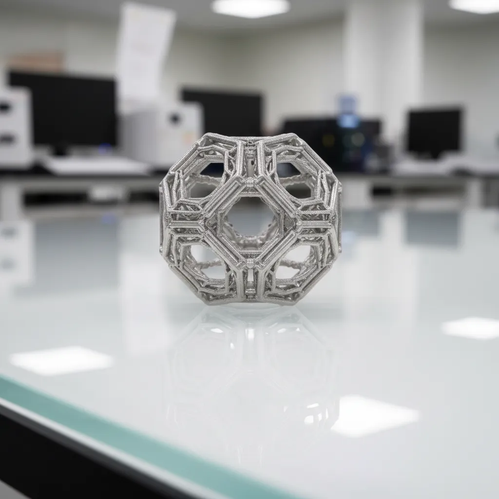 lightweight aerospace lattice structure produced using additive manufacturing technology