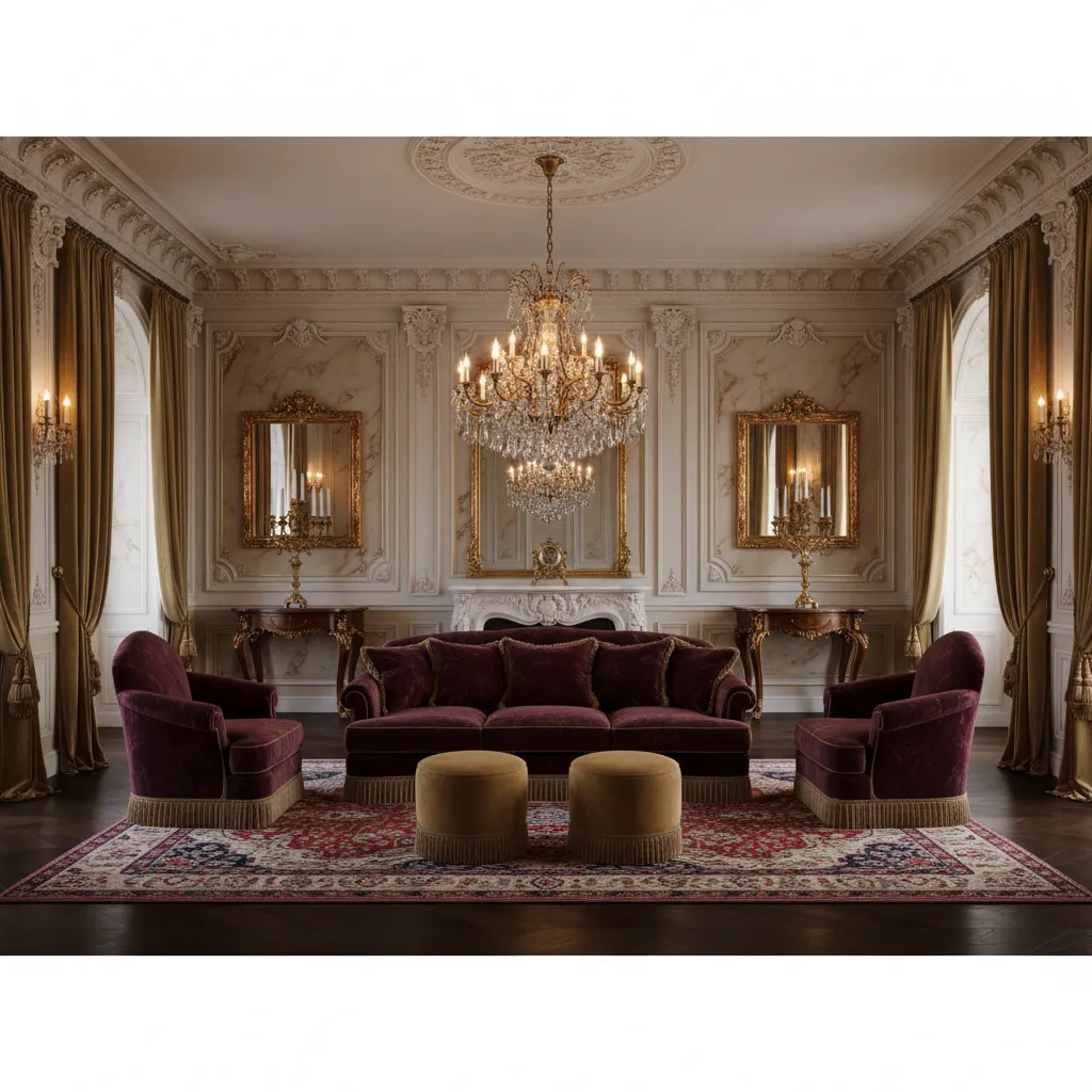 Affordable Materials That Mimic Luxury in Baroque Interiors