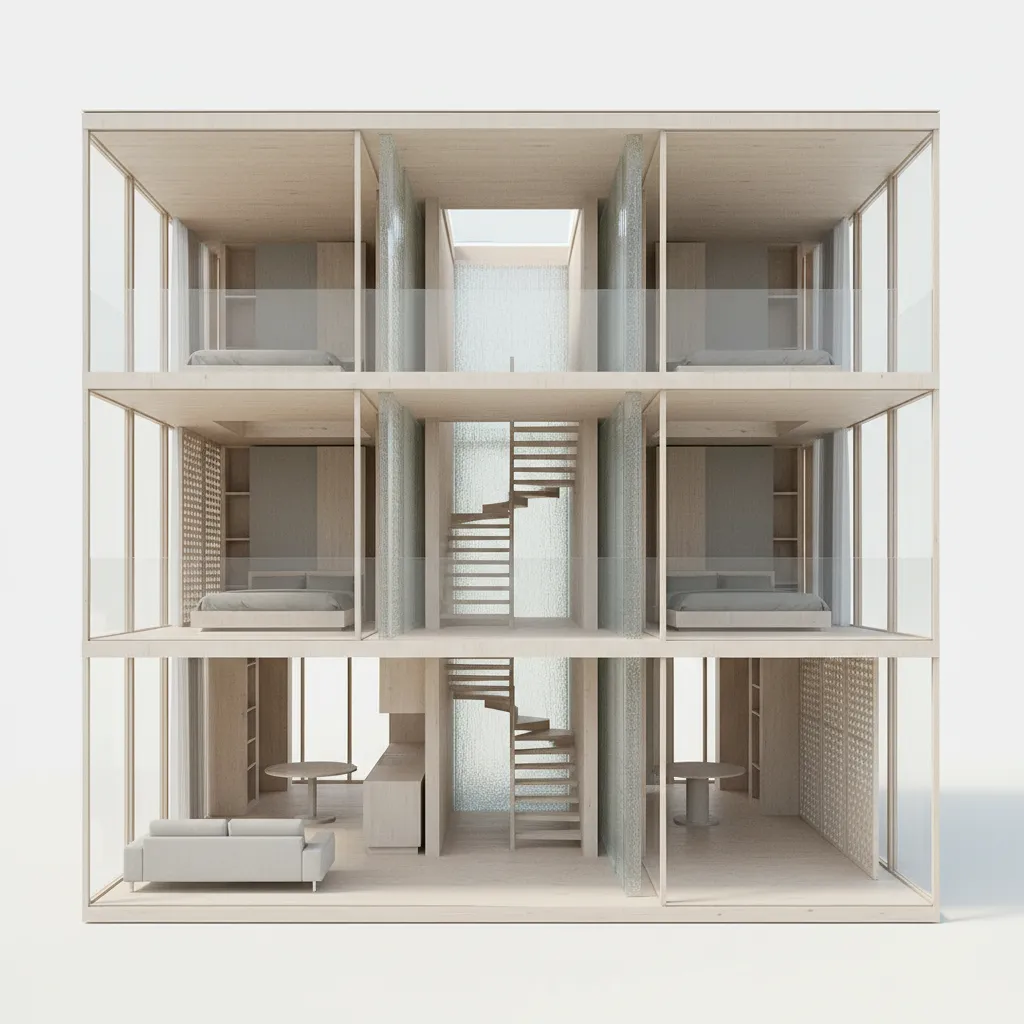 60 sqm, two-storey interface for future living
