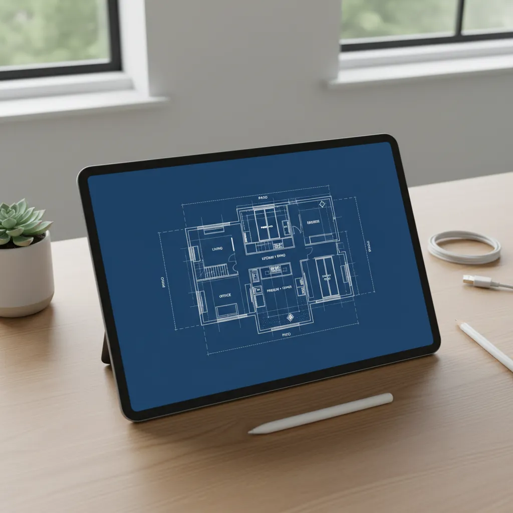 Plano de casa generado automáticamente por inteligencia artificial