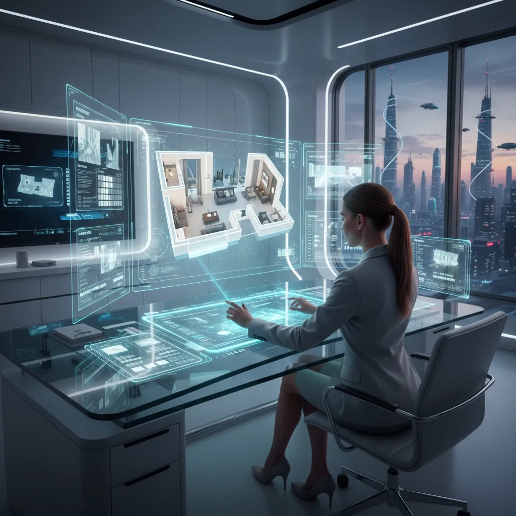 Simulación de diseño interior generada con herramientas digitales