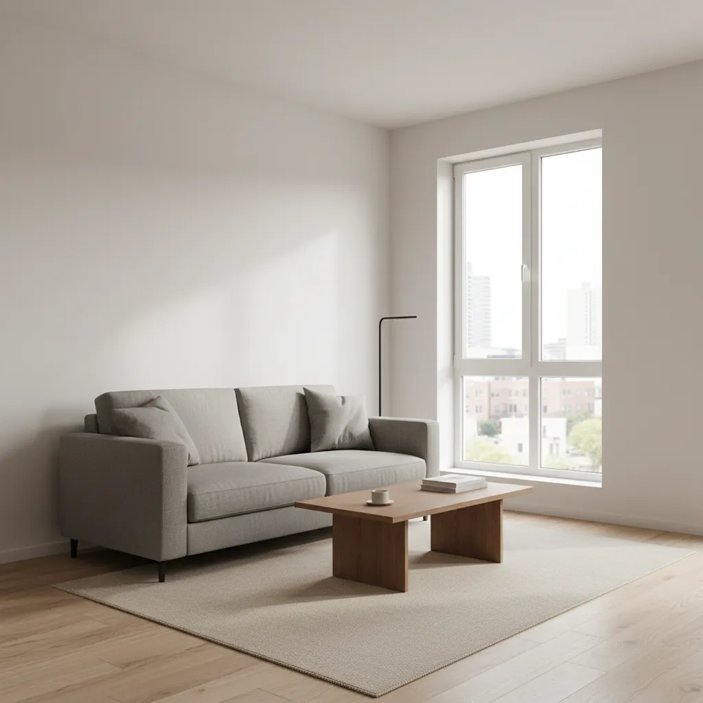 example living room photo used in an AI interior design tool