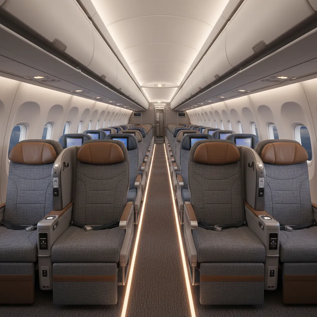 How Airlines Optimize Airplane Cabin Layouts for Profit and Passenger Comfort