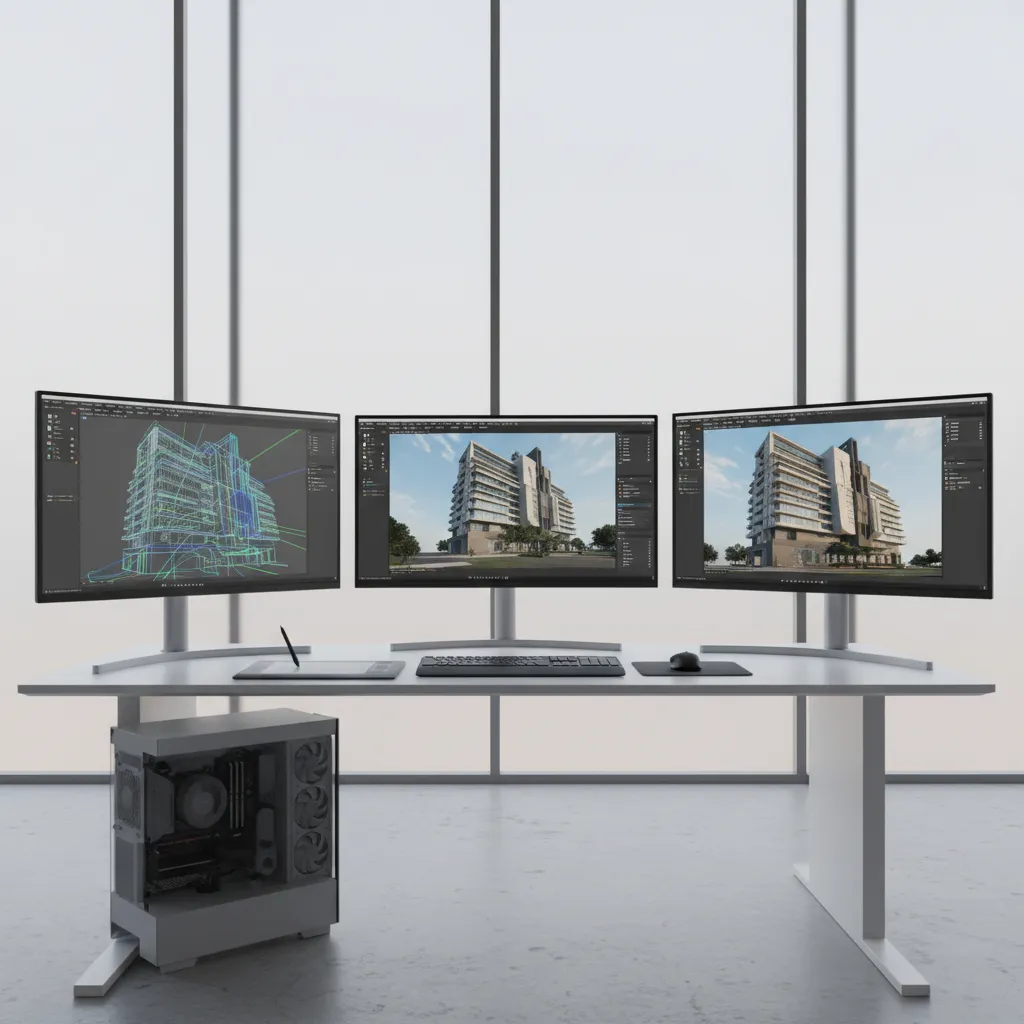 Visualization of Alias rendering workflow pipeline from modeling to final render