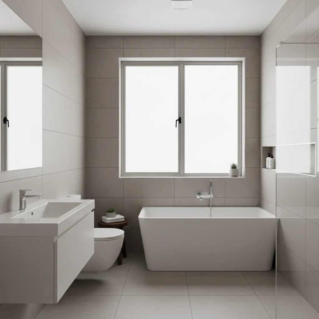 Privacy and Safety Features for Aluminum Windows in Small Bathrooms
