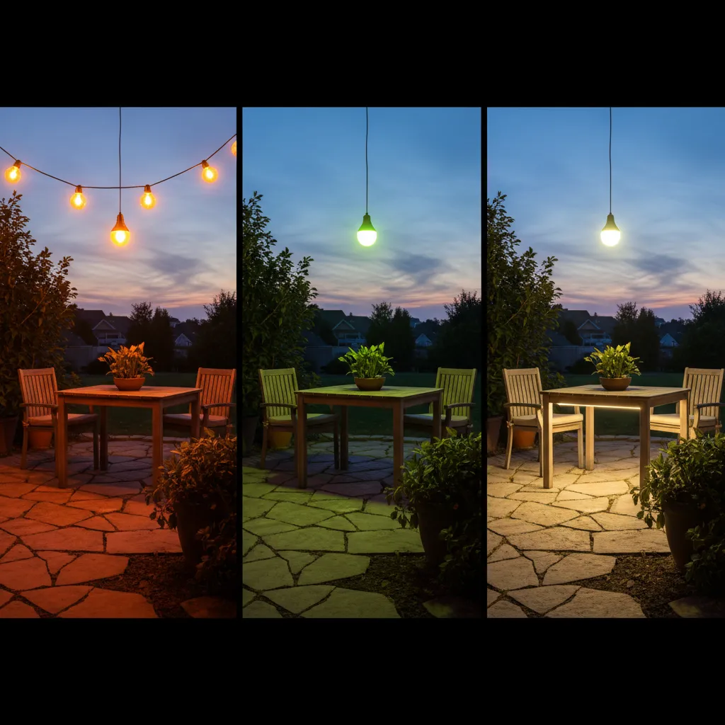 Amber vs Yellow vs Warm White Lights for Keeping Bugs Away