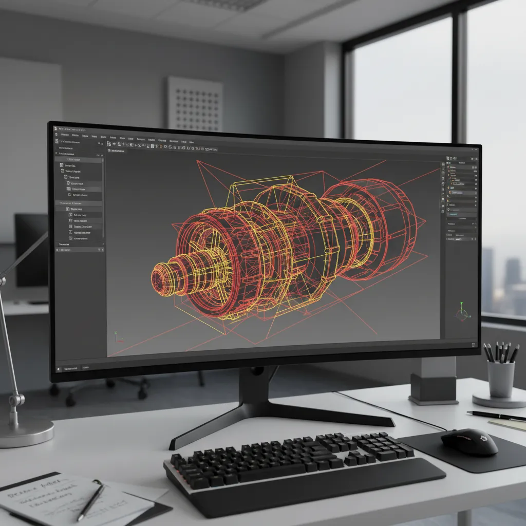 3D modeling software displaying AMF import error with mesh highlighted