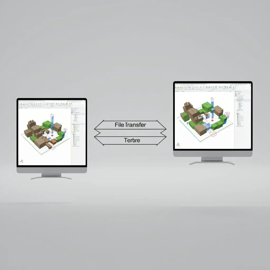 workflow diagram showing AMF file moving between different 3D modeling tools