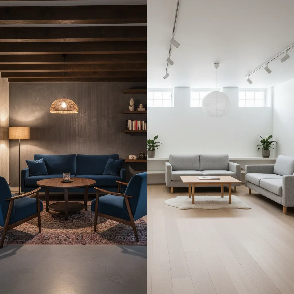Amsterdam Basement Design vs Scandinavian Basement Design