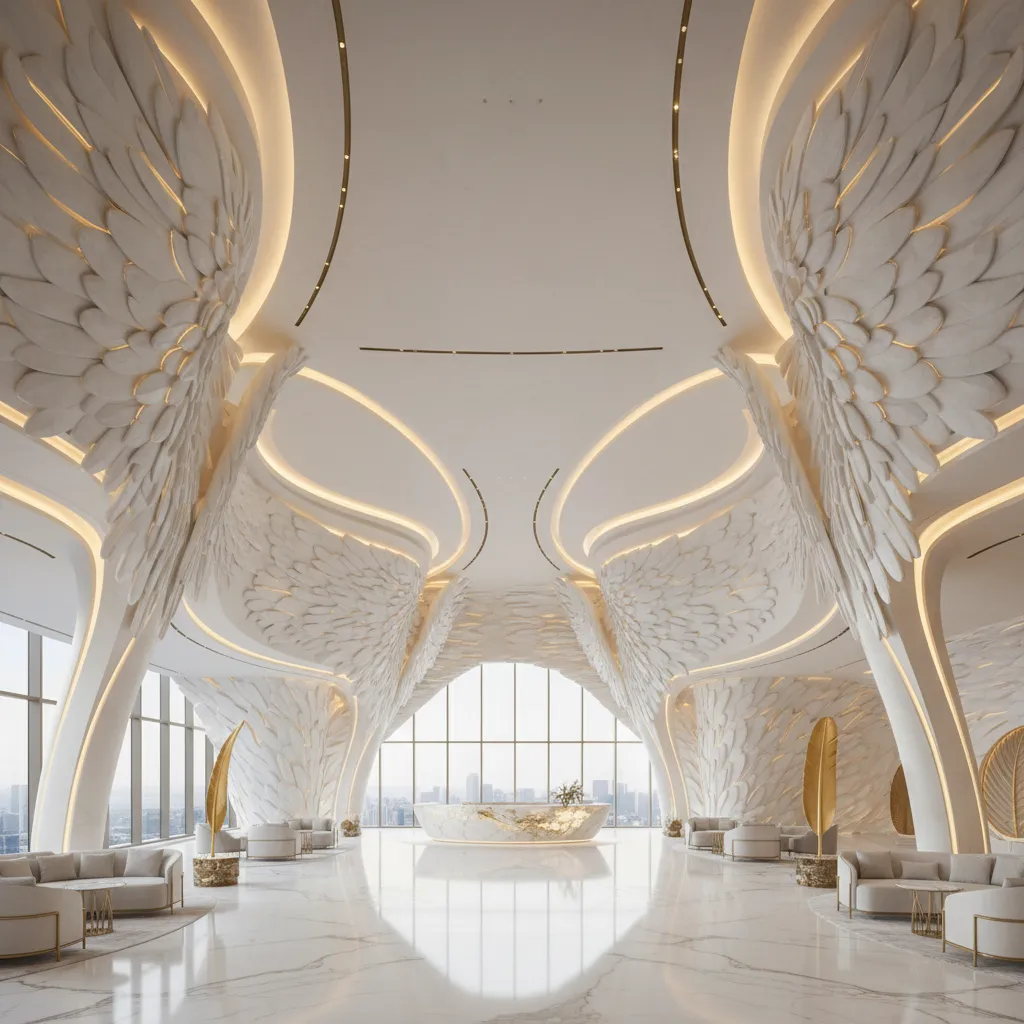 Angel Decorations in Hospitality and Event Design