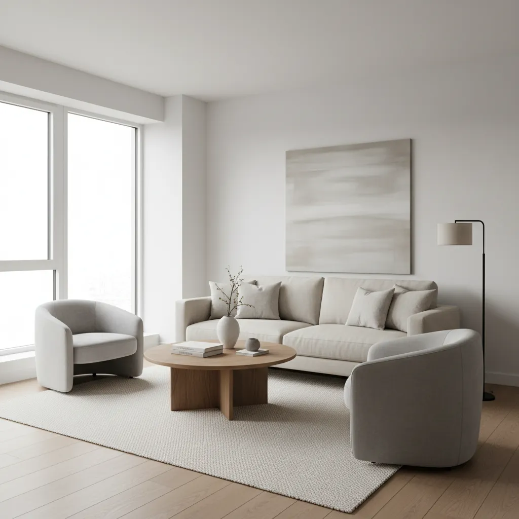 How to Optimize an Angled Couch Layout in Small Living Rooms