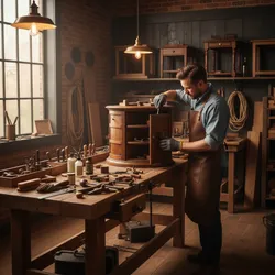 How Antique Furniture Restoration Professionals Restore Smoking Cabinets
