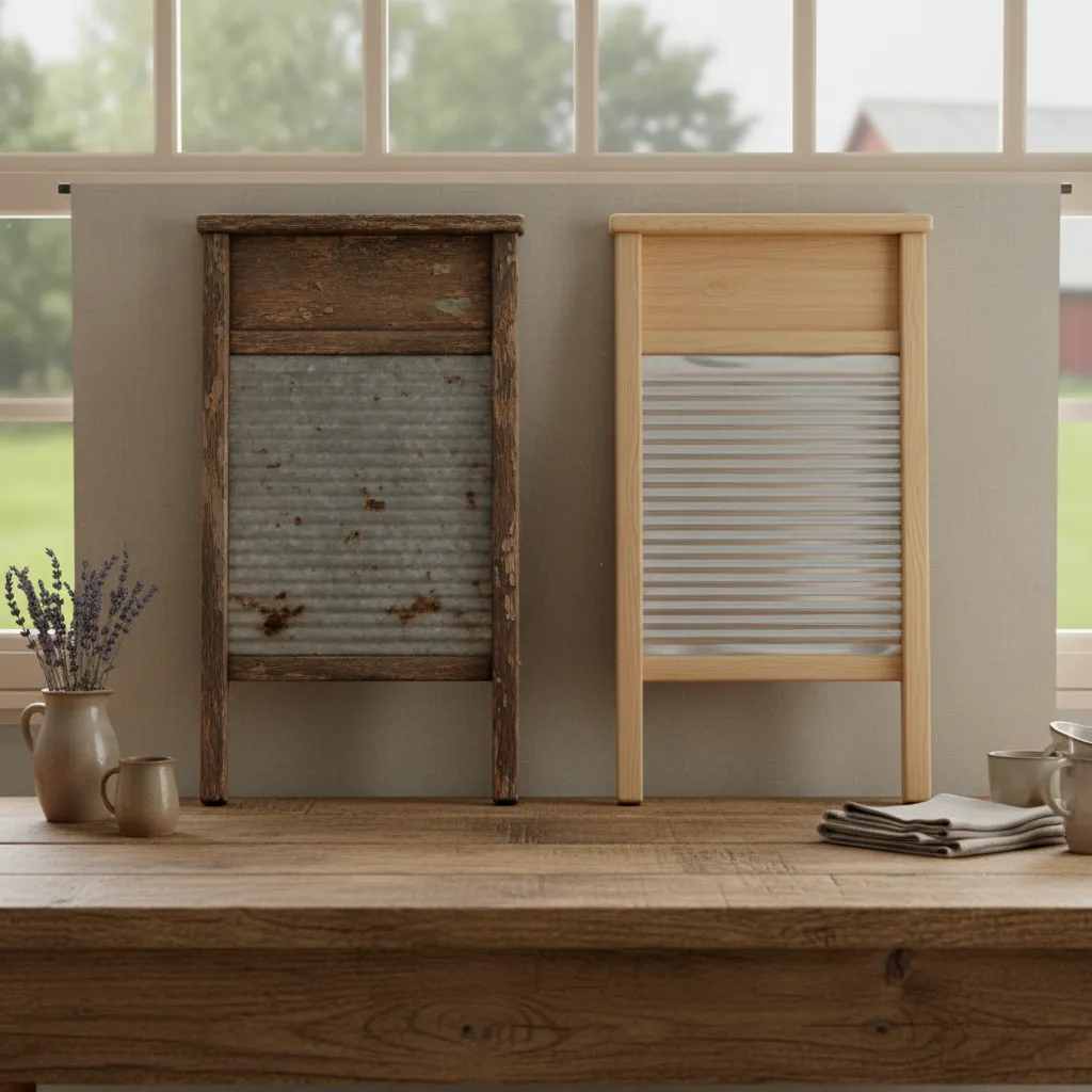 Authentic Antique Washboards vs Reproduction Pieces: How to Identify the Real Thing: A practical guide to spotting genuine antique washboards and avoiding modern replicas when decorating or collecting