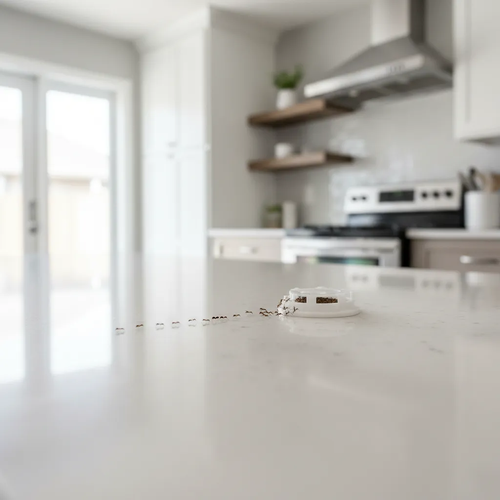 Why Ants Are Attracted to Kitchen Counters and How Bait Eliminates the Colony: Understand the real reason ants gather on kitchen counters and how bait quietly wipes out the entire colony.