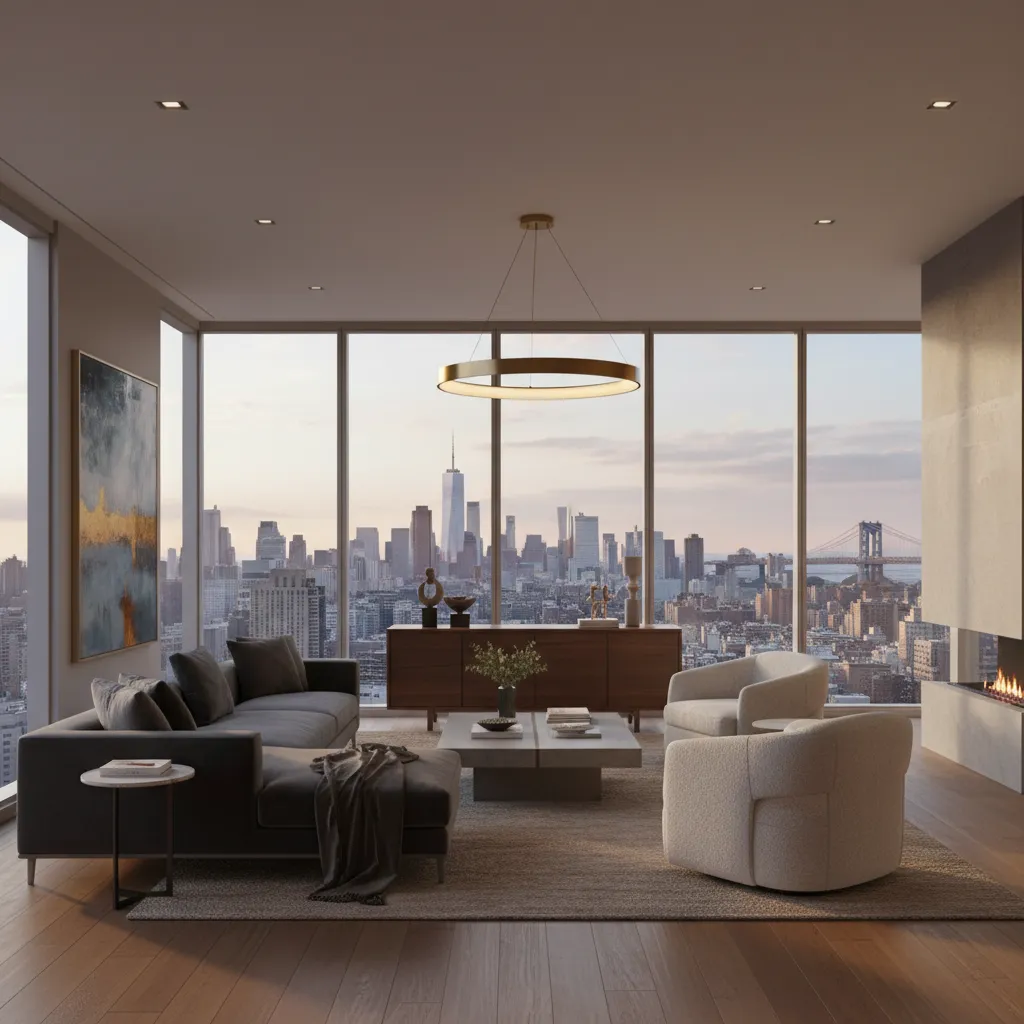 Apartamento moderno en Nueva York diseñado por interioristas