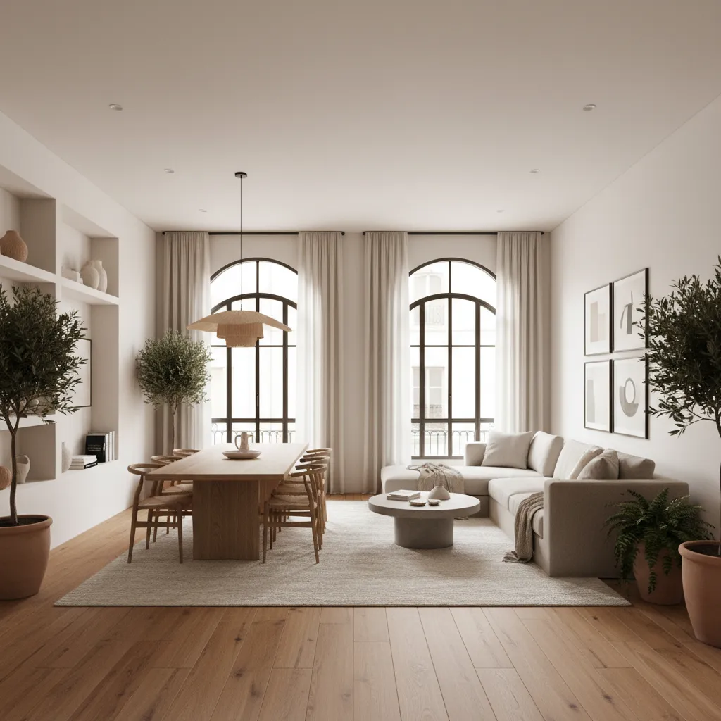 Apartamento reformado en Barcelona con diseño interior moderno