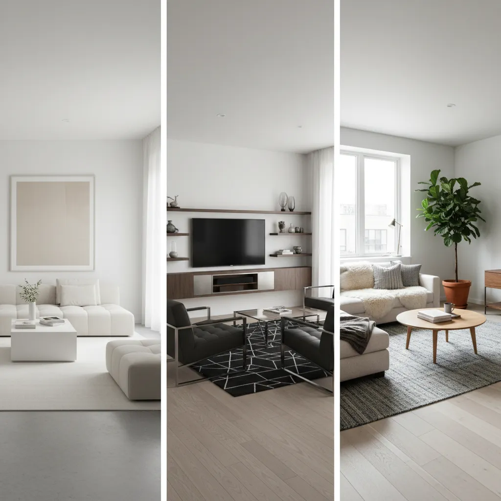 Apartment Decoration Styles Compared Minimalist Modern and Scandinavian