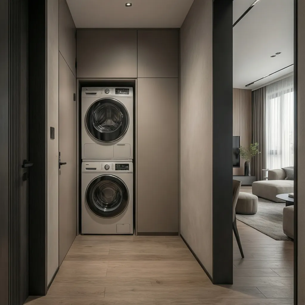 Hallway Laundry Design in Apartments and Multi Family Housing