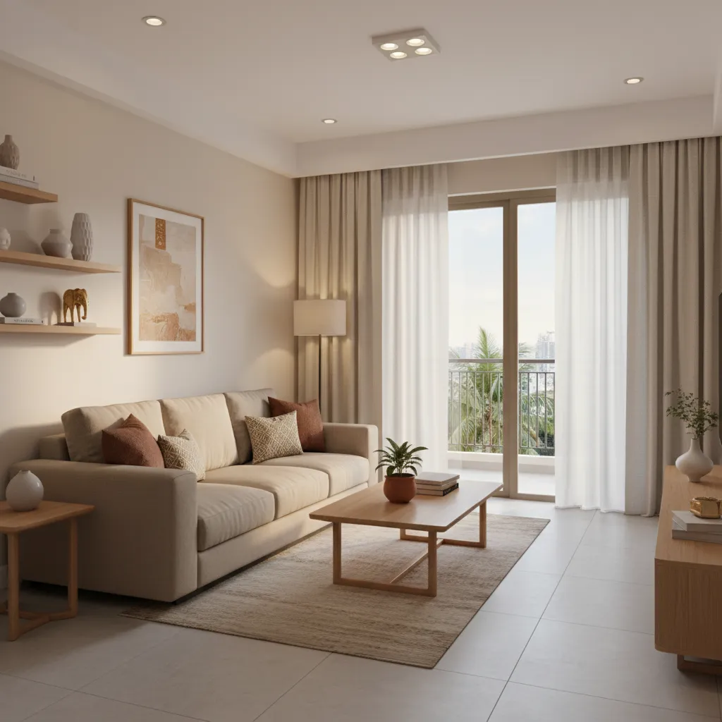 Living Room Interior Design Ideas for Apartment India