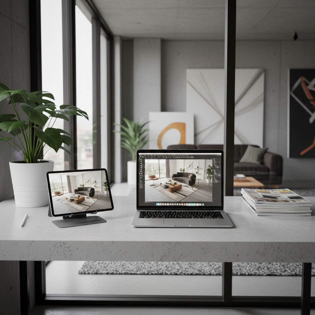 Aplicaciones para proyectos de decoración de interiores