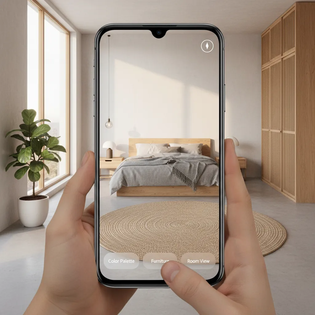 Aplikasi desain interior dengan tampilan 3D di Android