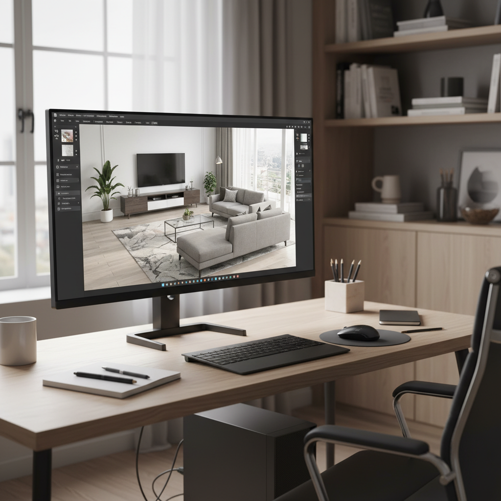 App para diseño de interiores en Windows
