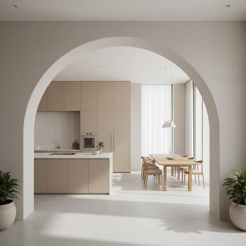 5 Smart Ideas for an Arch Between Kitchen and Dining Room