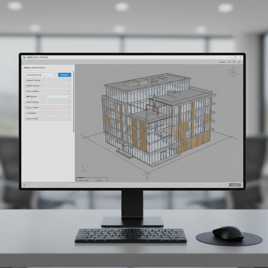 Optimizing Model View Options for Clear Visualization