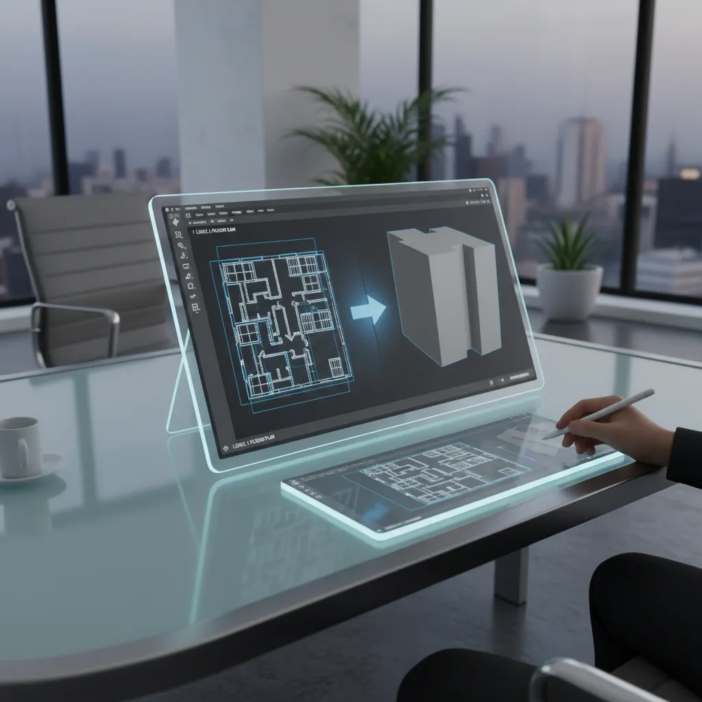 How Architects Use CAD Extrusion to Build 3D Building Models