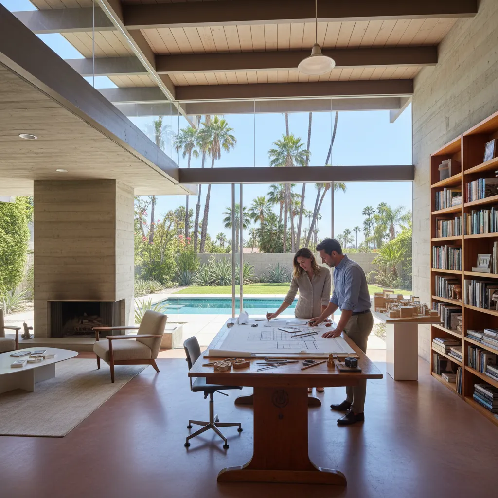 Casa estudio de arquitectos con espacio creativo integrado