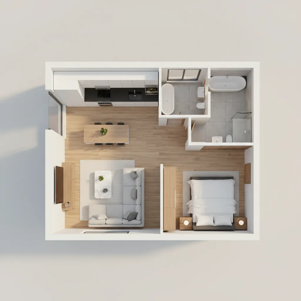 Architectural 3D Floor Plan Rendering Explained