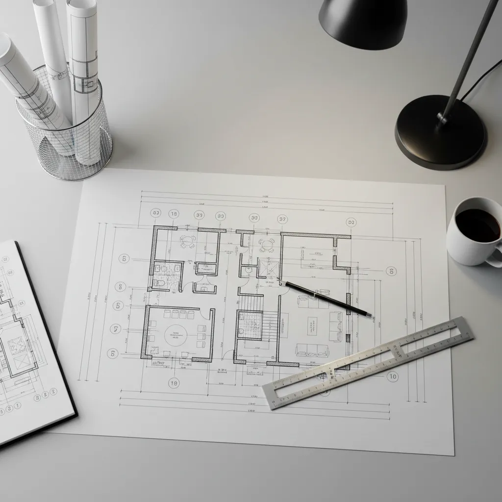 Architectural Drafting Standards for Professional 2D Floor Plans