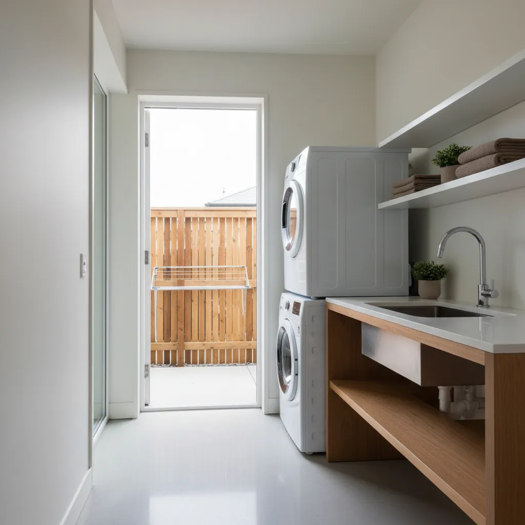 Area servis rumah seperti laundry dan tempat jemur