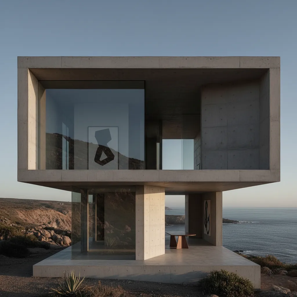 Casa contemporánea con diseño arquitectónico experimental